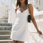 Princess Polly NOVELLA MINI DRESS WHITE size 4 nwot Photo 1