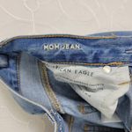 American Eagle Blue Distressed Mom Jean Ripped Knee Fashion Photo 4