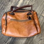 Vegan Leather Handbag Tan Photo 4