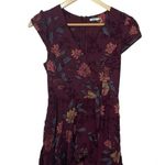 Urban Outfitters  Kimchi Blue Floral Romper in Maroon/Blue Size 2 Photo 3