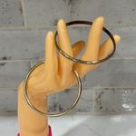 2 Gold Plated Slip On Bracelets Photo 1