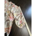 Boston Proper  Size Small Ipanema Orchids Print Linen Blend Tunic Top Tropical Photo 6