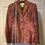 Oscar de la Renta  Metallic Brocade Blazer Dinner Jacket Vintage NWT 4 Photo 11