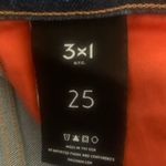 3x1 NEW  MIMi CUTTRELL Kelli Flared Slit High Rise Jeans Button Fly size 25 Photo 13