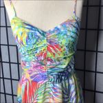 Parker Tampa Fern Palmetto Maxi Long Dress S Photo 3