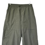 Victoria's Secret Pink Victoria Secret Parachute Pants Relaxed Fit Size L Army Green Photo 6