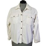 ZARA ✨ corduroy ivory Sz. Large shacket✨ Photo 4