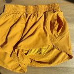 Mustard Yellow Workout Shorts Size M Photo 2