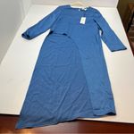 Veronica Beard  Rome Asymmetrical Midi Tunic Top French Blue Size 4 TOP‎ ONLY NEW Photo 7