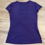 Actra Performance Wear Purple Short Sleeve Workout Top With Front Pocket~Size XS Photo 1