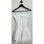 Free People  Bliss Beauty Mini Dress in Ivory Size Medium Photo 5