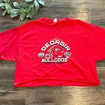 Georgia Bulldogs Red Cropped Tee Size XL Photo 0