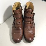 Bussola  Antwerpen Rust Brown Ankle Boots with Buckle Detail Photo 4