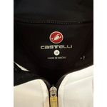 Castelli Corsa Cycling Quarter Zip Jacket‎ Women M *Spot On Sleeve* White Size M Photo 2