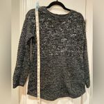 it's our time It’s Our Time Black Heather Long Sleeve Pullover Sweater Zipper Detail Size S Photo 6