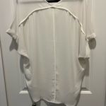Lush Clothing Lush off White V-Neck Women's Top Sz L EUC Photo 2