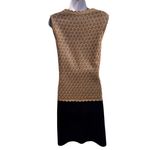 St. John Collection Shell & Skirt Santana Knit Wool Blend Classic Black & Gold L Photo 2