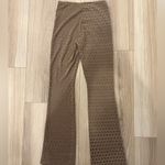 Naked Wardrobe  Velvet Mesh Bootcut Pants Size Medium NWOT Photo 4