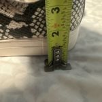 ALDO  Black and Cream Snakeskin Sneakers Photo 8