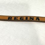 Western Brown Leather Monogrammed “Regina” Belt DBL Heart With Roses Buckle Sm Photo 4