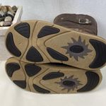 UGG  Brown Leather 5678 Kensington Biker Moto Fleece Lined Calf Height Boots 7 Photo 5