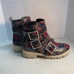 True Craft Mila Women’s Boots Multicolored Buckle Bling Size 8.5M Photo 11