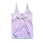 Marilyn Monroe Coquette Fairy Babydoll Slip Camisole Tank Top Medium Pink Lace Bow Dainty Y2K Photo 1