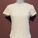 SheIn New White Ribbed Top Size XS Photo 0