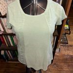 Sundance waffle pale green normcore knit S short sleeve top Green Photo 0