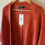 Merokeety NWT  Rust Orange Cardigan Photo 1