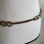 Nine West Bronze Metal Chain Boho Belt M/L Photo 3