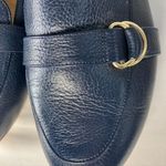 Talbots Ryan D-Ring Loafers - Tonal Webbing Navy Leather Womens 9.5M P203041445 Photo 2