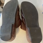 Predictions  LEATHER COLLECTION WOMENS SHOES 8.5 BROWN SLIP-ON WEAVE Photo 9