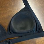 Boden Black Bikini Top Halter Tie Strap Back Clasp Built In Lining US 4 Photo 6