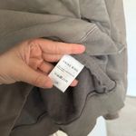 ANINE BING  Sport Harvey Hoodie dusty olive distressed pullover Photo 2