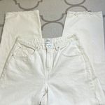 BDG  Tapered Baggy High Rise Cream Distressed Jeans, size 31 Photo 9