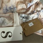 Sabo Skirt NWT Floral Print Unlined Floral Print Mini Dress Size Large Photo 2