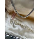 Handmade Vintage Ivory white All Beaded Top Handle Bag With Mother Of Pearl Detailing Photo 12