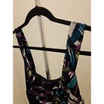 Byer California IZ  Size XL Sleeveless Purple Multicolor front Belt Design Top Photo 3