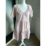 Madewell Linen Blend Lorelei Mini Dress Pale Pink Size S Photo 10