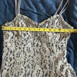 Ryu  Women’s Grey Cream Lace & Tulle Mini dresses sz Small Photo 11