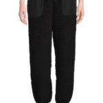 No Boundaries  Black Faux Sherpa Jogger Pants Size XL Photo 1