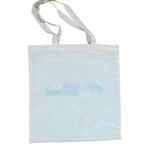 3 Tote Bag Set Small White Linen Graphic Print Oakland CA California Logo New Photo 2