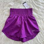 Nike One Dri-FIT Ultra High-Waisted 3" Brief-Lined Shorts
Purple Size Small Photo 0