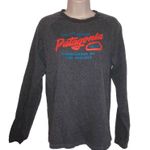 Patagonia Lightweight Splitter Script Crew Sweatshirt- sz Med Photo 2