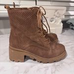 Sugar Fabians Brown Heeled Boots Size 8 | Trendy Fall Fashion Essential Photo 1