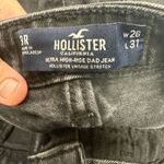 Hollister  Women’s Ultra High-Rise Dad Jeans Size 3R W26 L31 Black Photo 12