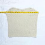 Aerie NWOT  Pearl Ribbed Sweater Tube Top - Heather Frost - XL Photo 10