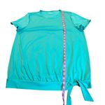 Lands' End 3/$15 LANDS’ END green tie front top Photo 2