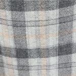 Club Monaco  Plaid Off Shoulder‎ Wool Blend Blouse Size 2 Photo 4